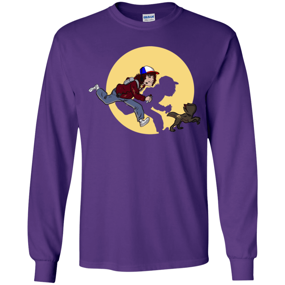T-Shirts Purple / YS The Adventures of Dustin Youth Long Sleeve T-Shirt