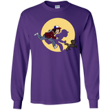 T-Shirts Purple / YS The Adventures of Dustin Youth Long Sleeve T-Shirt