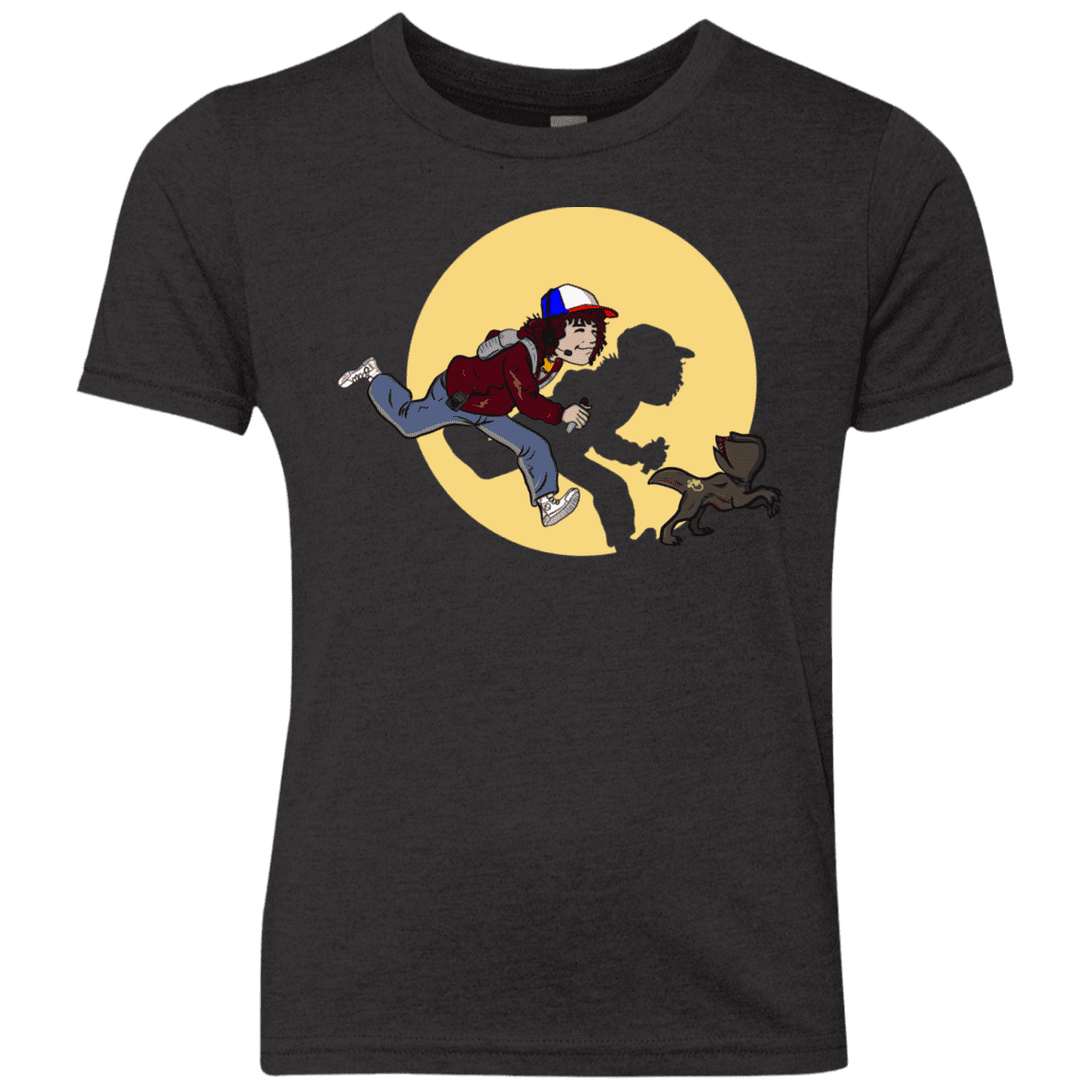 T-Shirts Vintage Black / YXS The Adventures of Dustin Youth Triblend T-Shirt
