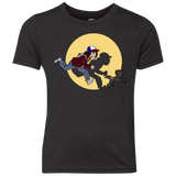 T-Shirts Vintage Black / YXS The Adventures of Dustin Youth Triblend T-Shirt