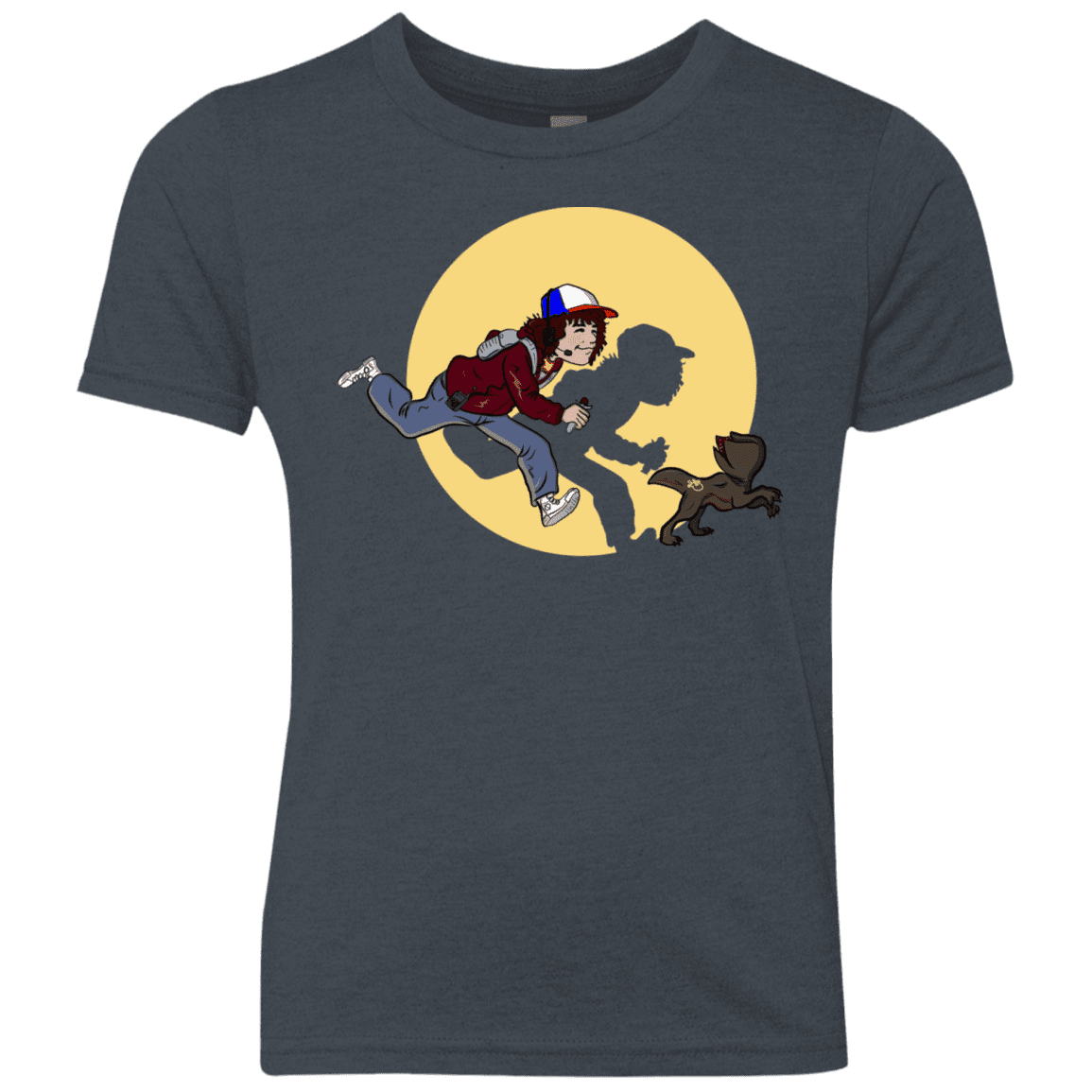 T-Shirts Vintage Navy / YXS The Adventures of Dustin Youth Triblend T-Shirt