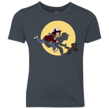 T-Shirts Vintage Navy / YXS The Adventures of Dustin Youth Triblend T-Shirt