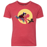 T-Shirts Vintage Red / YXS The Adventures of Dustin Youth Triblend T-Shirt