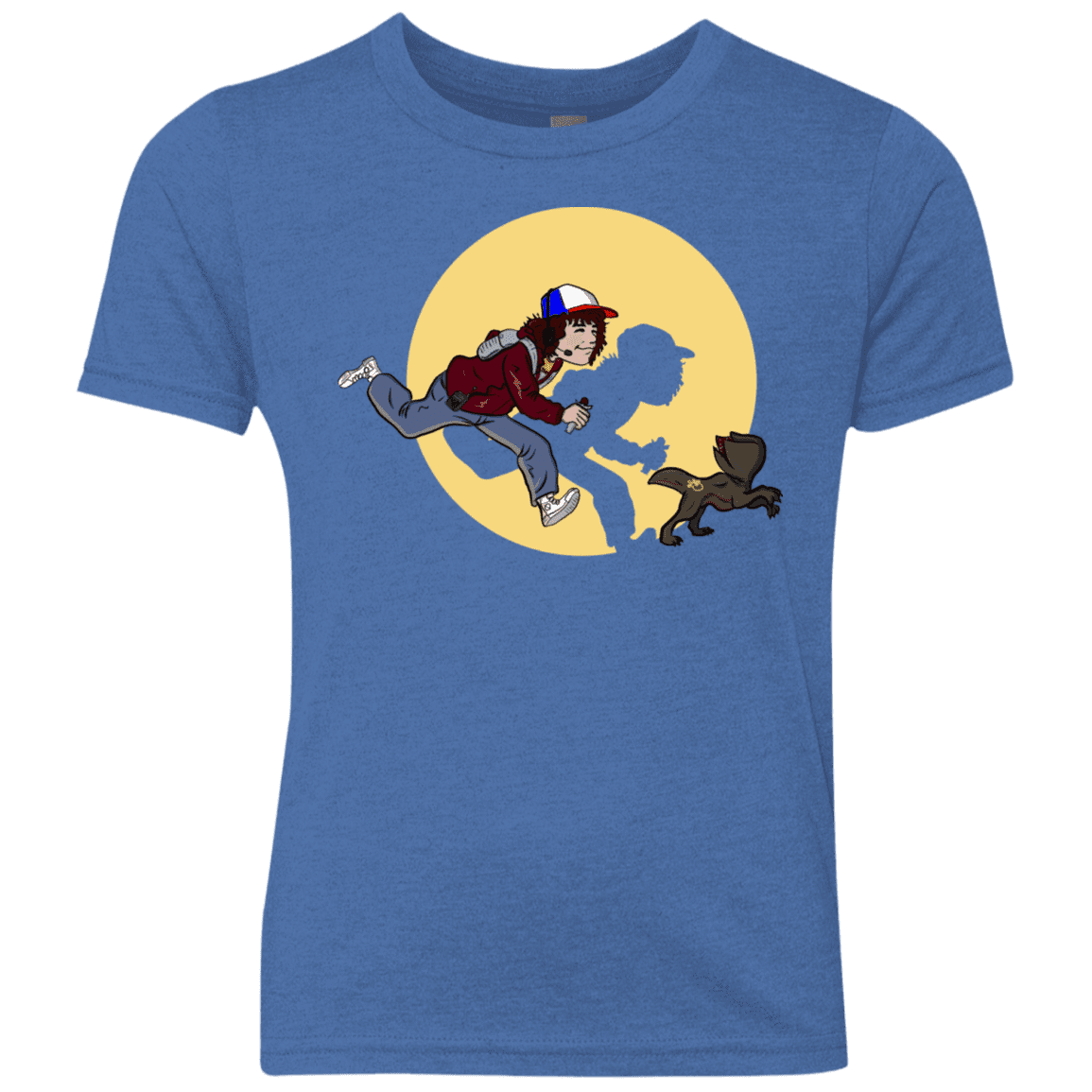 T-Shirts Vintage Royal / YXS The Adventures of Dustin Youth Triblend T-Shirt
