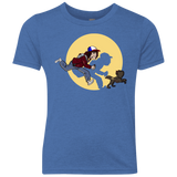 T-Shirts Vintage Royal / YXS The Adventures of Dustin Youth Triblend T-Shirt