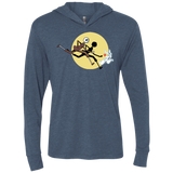 T-Shirts Indigo / X-Small The Adventures of Jack Triblend Long Sleeve Hoodie Tee