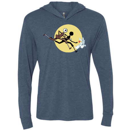 T-Shirts Indigo / X-Small The Adventures of Jack Triblend Long Sleeve Hoodie Tee