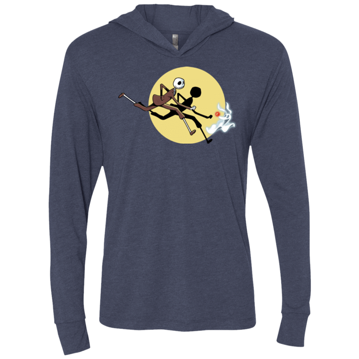 T-Shirts Vintage Navy / X-Small The Adventures of Jack Triblend Long Sleeve Hoodie Tee