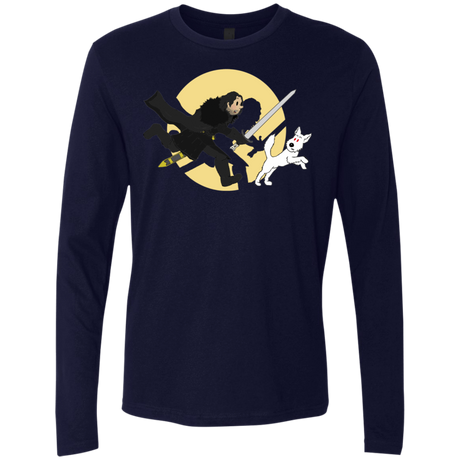 T-Shirts Midnight Navy / S The Adventures of Jon Snow Men's Premium Long Sleeve