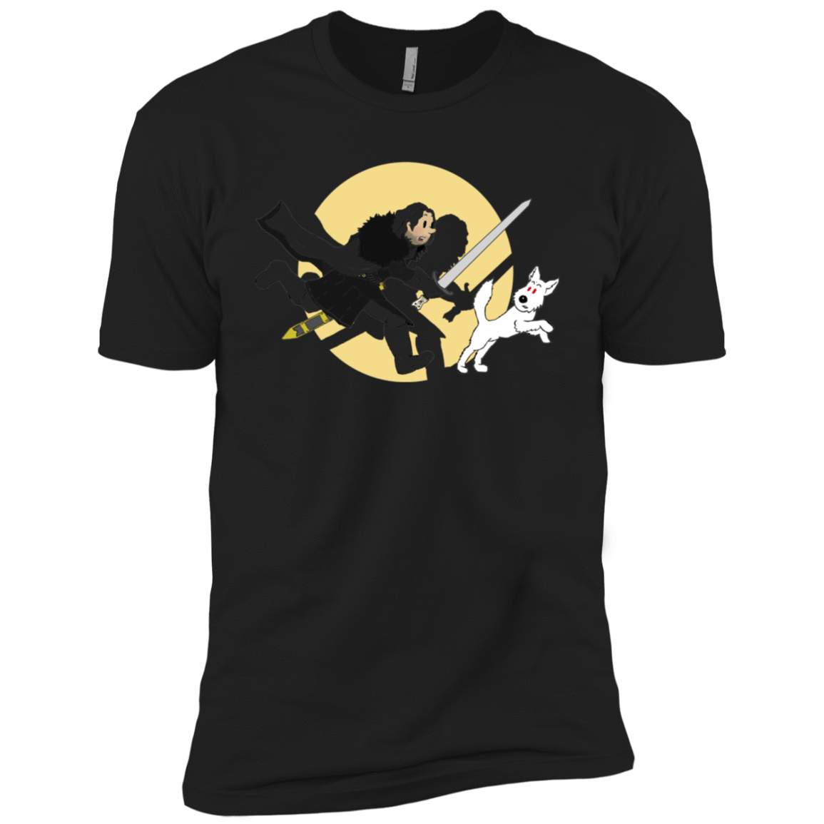 T-Shirts Black / X-Small The Adventures of Jon Snow Men's Premium T-Shirt