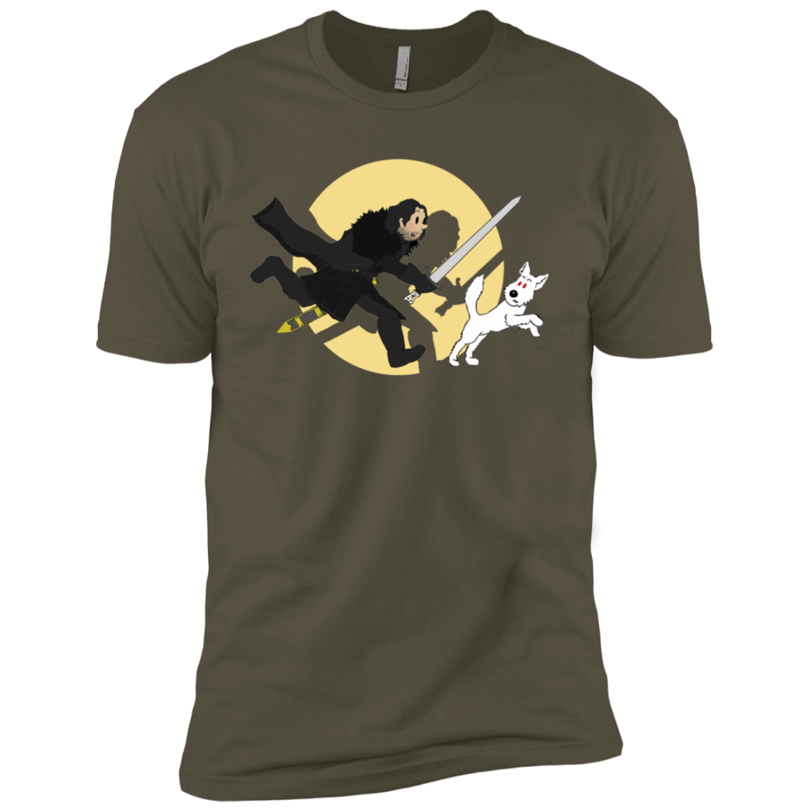 T-Shirts Military Green / X-Small The Adventures of Jon Snow Men's Premium T-Shirt