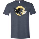 T-Shirts Heather Navy / S The Adventures of Jon Snow Men's Semi-Fitted Softstyle