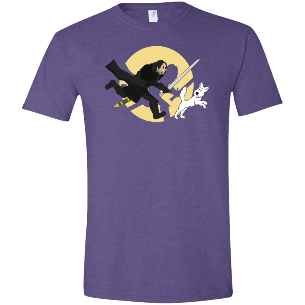 T-Shirts Heather Purple / S The Adventures of Jon Snow Men's Semi-Fitted Softstyle
