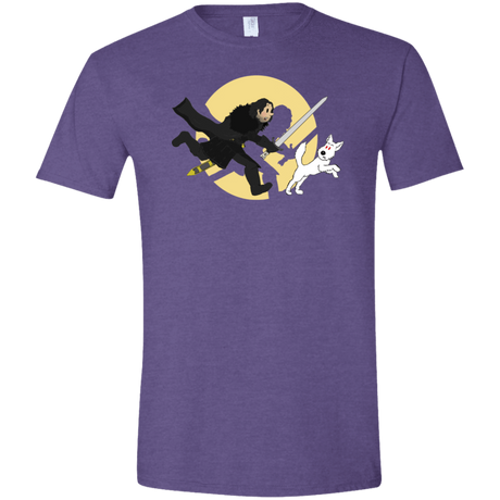 T-Shirts Heather Purple / S The Adventures of Jon Snow Men's Semi-Fitted Softstyle