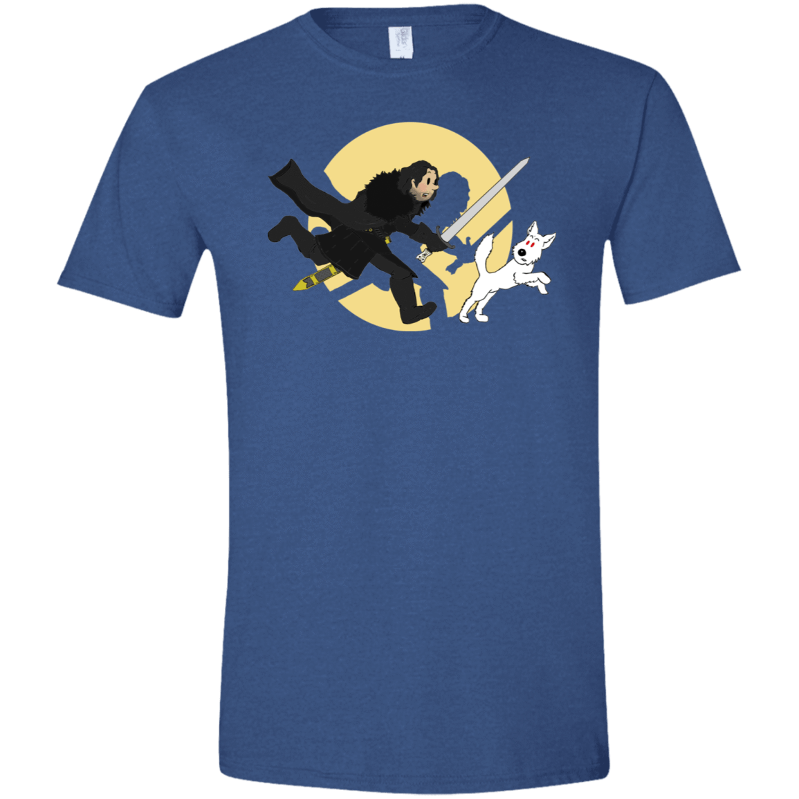 T-Shirts Heather Royal / X-Small The Adventures of Jon Snow Men's Semi-Fitted Softstyle