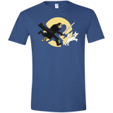 T-Shirts Heather Royal / X-Small The Adventures of Jon Snow Men's Semi-Fitted Softstyle