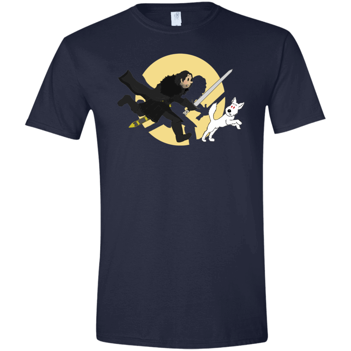 T-Shirts Navy / X-Small The Adventures of Jon Snow Men's Semi-Fitted Softstyle