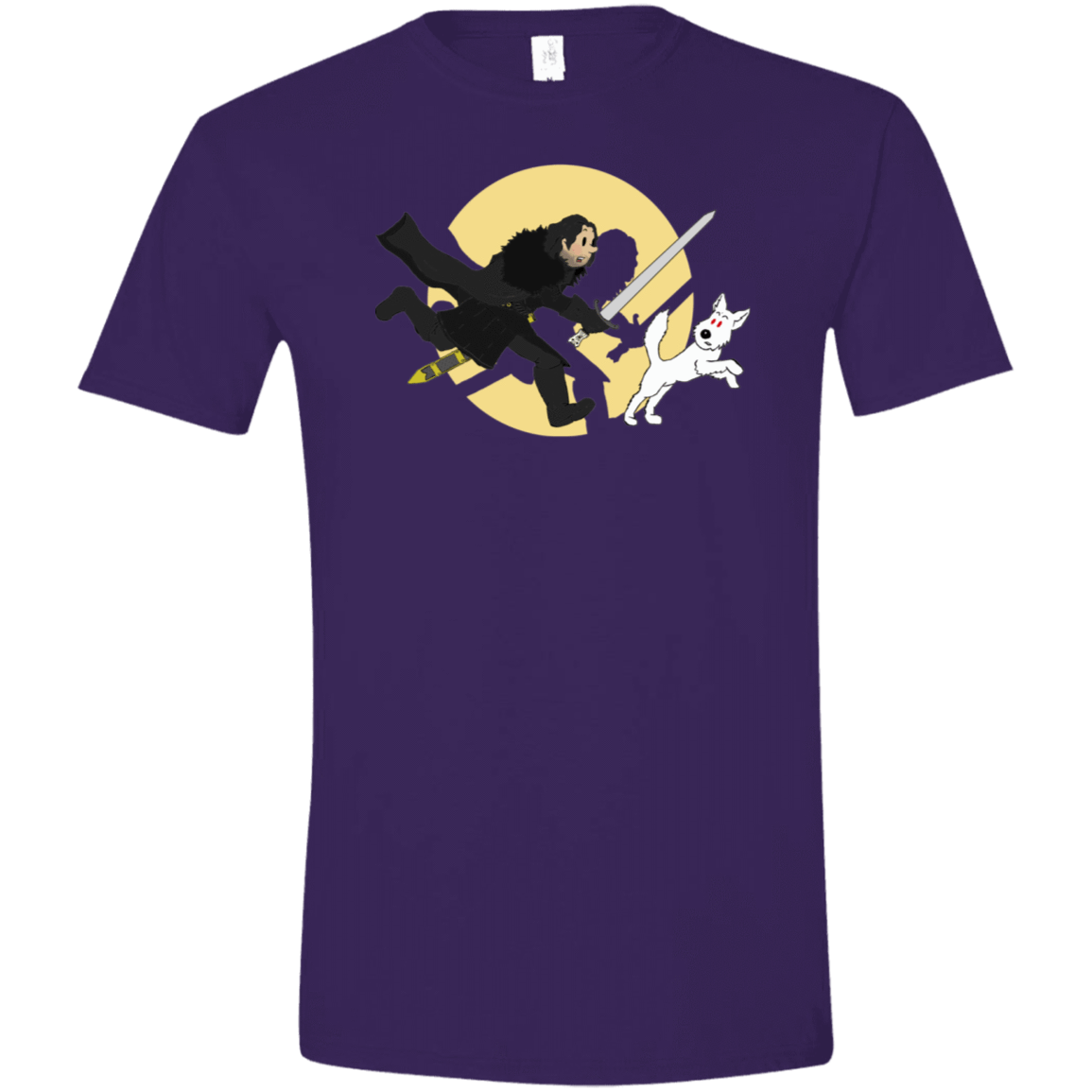 T-Shirts Purple / S The Adventures of Jon Snow Men's Semi-Fitted Softstyle