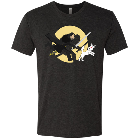 T-Shirts Vintage Black / S The Adventures of Jon Snow Men's Triblend T-Shirt