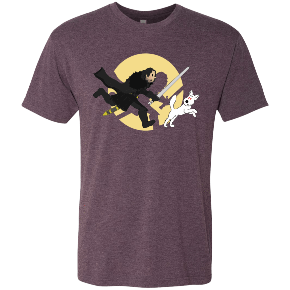 T-Shirts Vintage Purple / S The Adventures of Jon Snow Men's Triblend T-Shirt