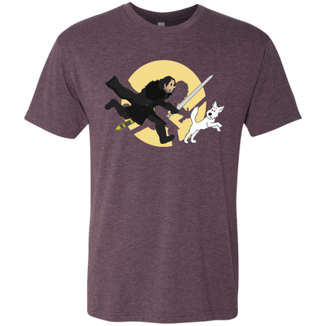 T-Shirts Vintage Purple / S The Adventures of Jon Snow Men's Triblend T-Shirt