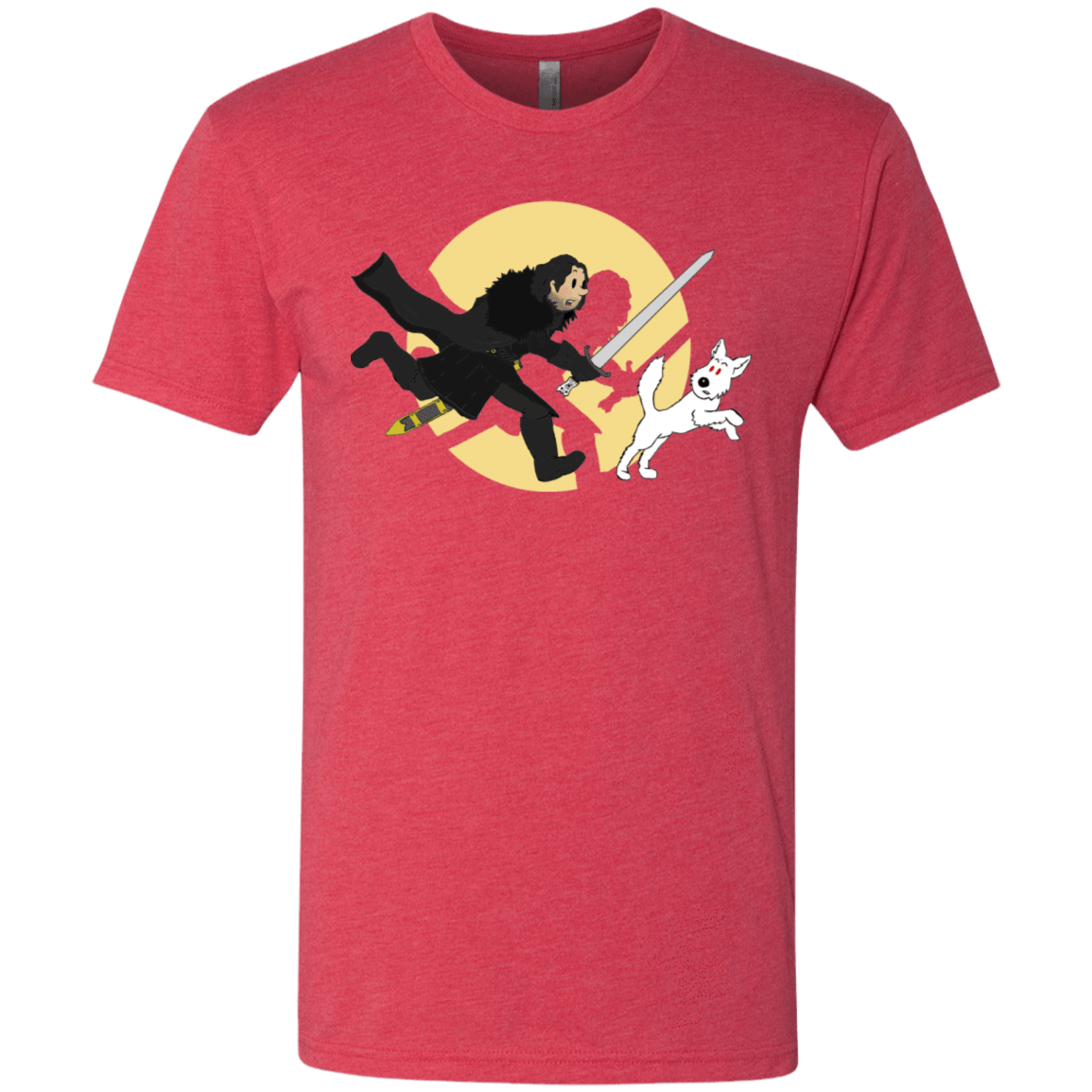 T-Shirts Vintage Red / S The Adventures of Jon Snow Men's Triblend T-Shirt