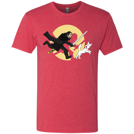 T-Shirts Vintage Red / S The Adventures of Jon Snow Men's Triblend T-Shirt