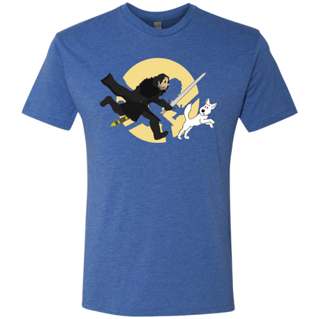 T-Shirts Vintage Royal / S The Adventures of Jon Snow Men's Triblend T-Shirt
