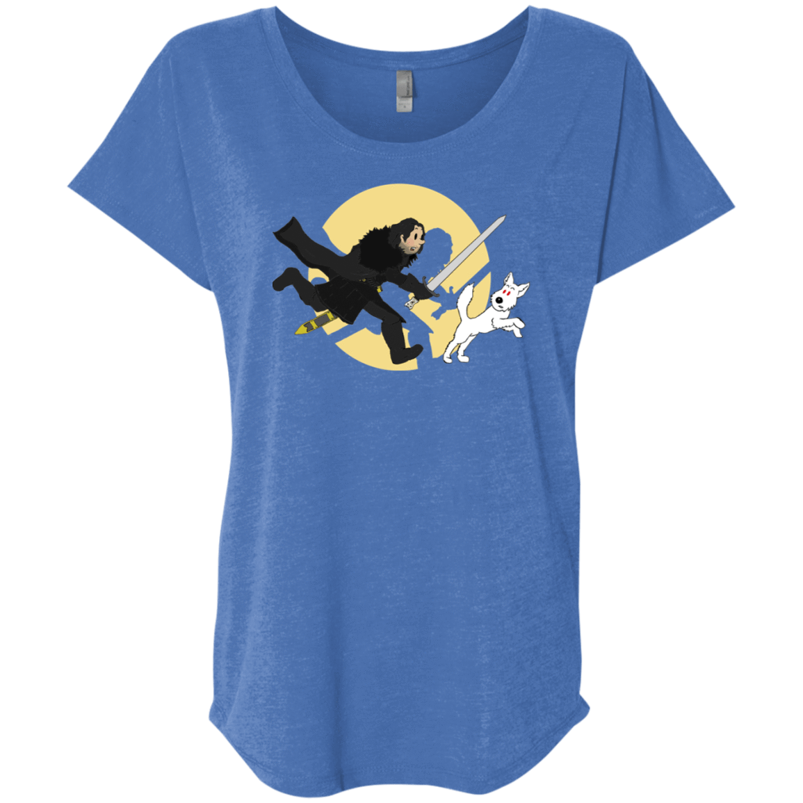 T-Shirts Vintage Royal / X-Small The Adventures of Jon Snow Triblend Dolman Sleeve