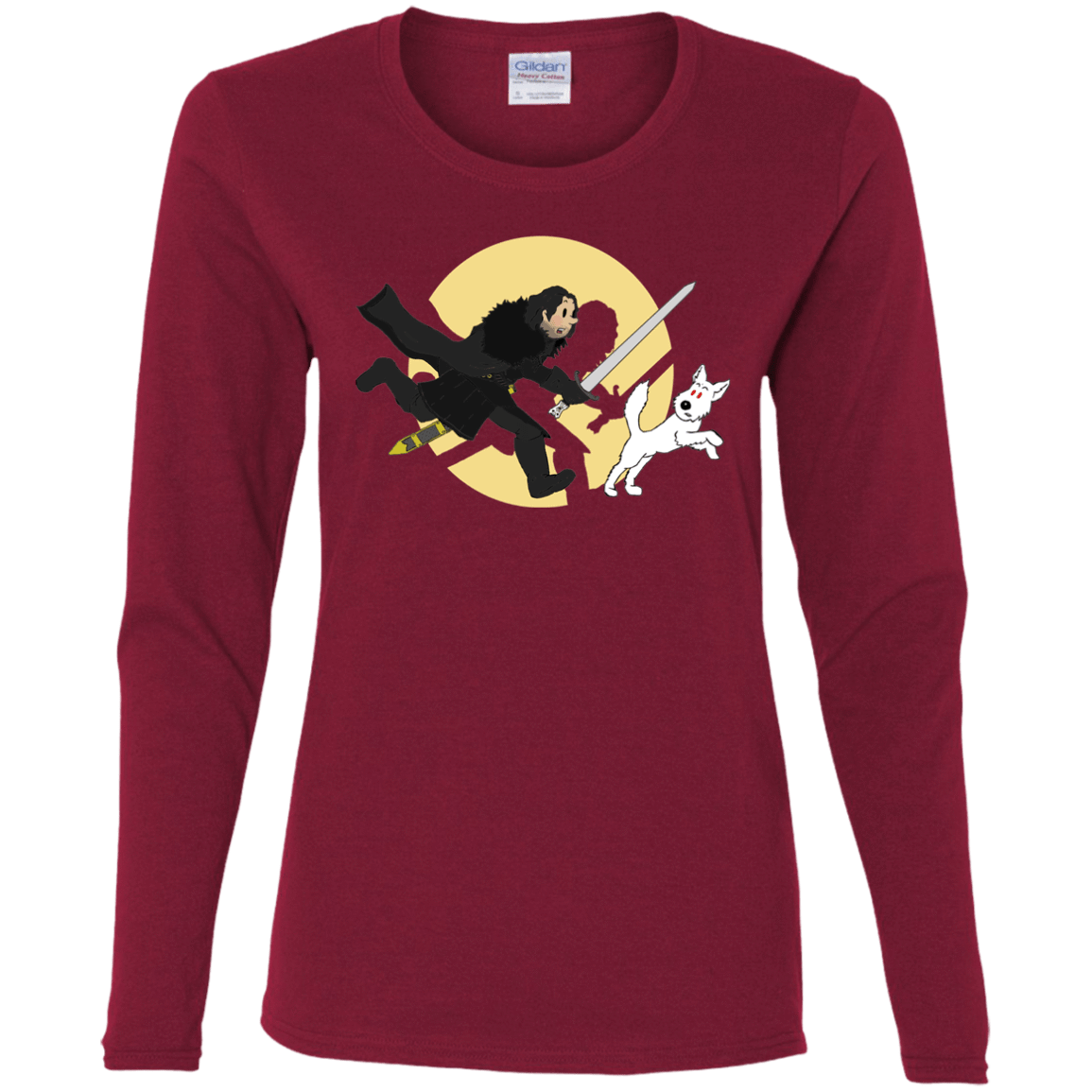 T-Shirts Cardinal / S The Adventures of Jon Snow Women's Long Sleeve T-Shirt