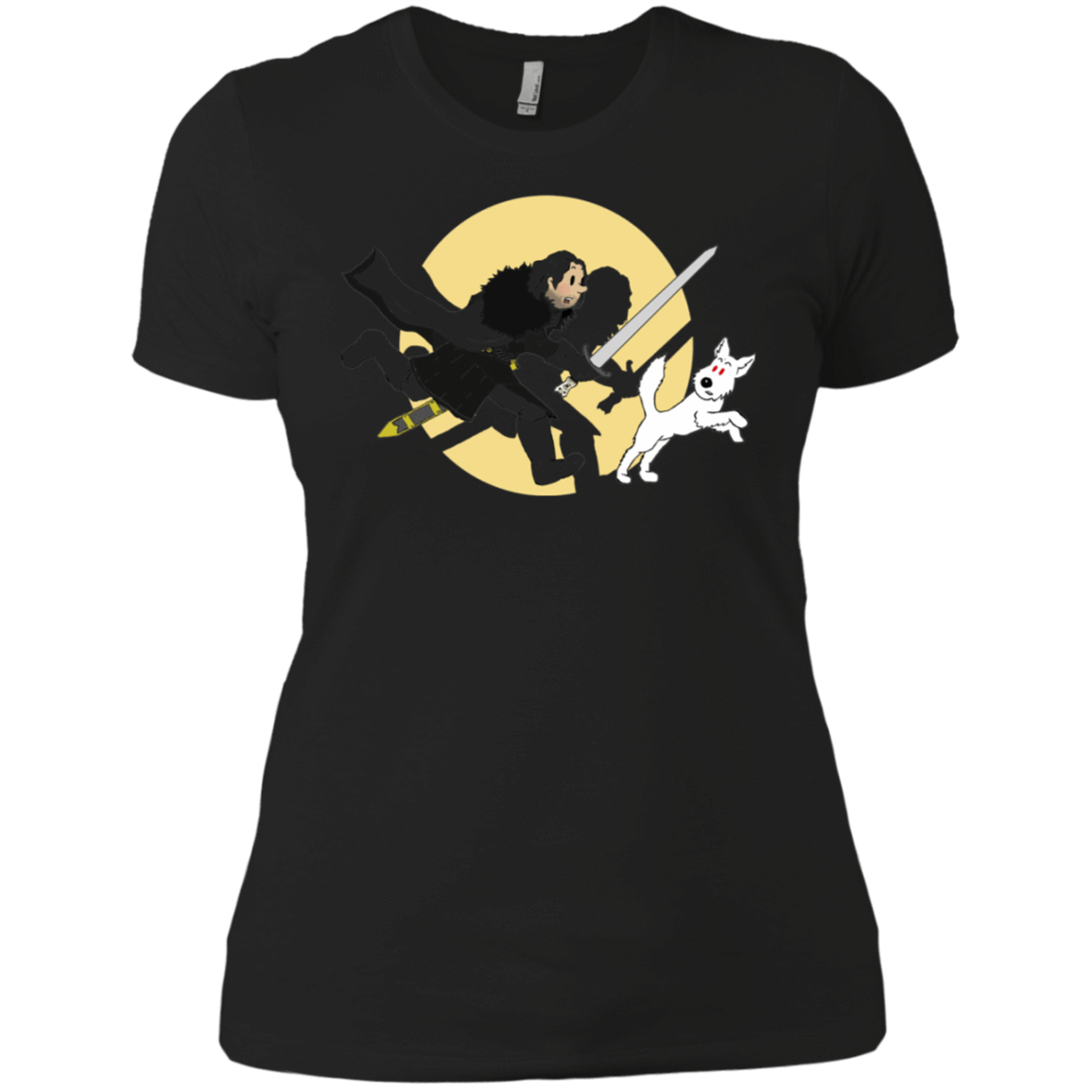 T-Shirts Black / X-Small The Adventures of Jon Snow Women's Premium T-Shirt