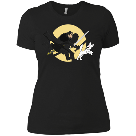 T-Shirts Black / X-Small The Adventures of Jon Snow Women's Premium T-Shirt