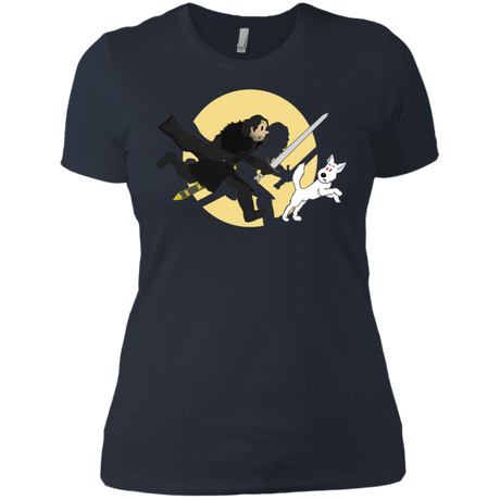 T-Shirts Indigo / X-Small The Adventures of Jon Snow Women's Premium T-Shirt
