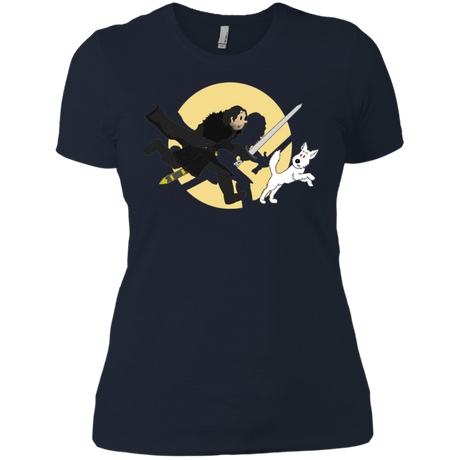 T-Shirts Midnight Navy / X-Small The Adventures of Jon Snow Women's Premium T-Shirt