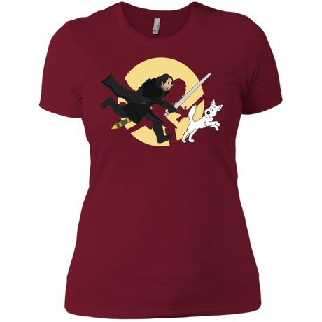 T-Shirts Scarlet / S The Adventures of Jon Snow Women's Premium T-Shirt
