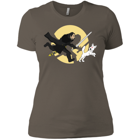 T-Shirts Warm Grey / X-Small The Adventures of Jon Snow Women's Premium T-Shirt