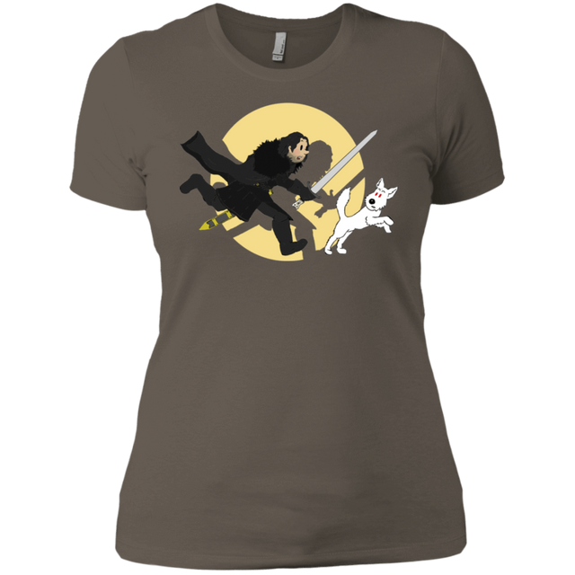T-Shirts Warm Grey / X-Small The Adventures of Jon Snow Women's Premium T-Shirt