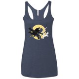 T-Shirts Vintage Navy / X-Small The Adventures of Jon Snow Women's Triblend Racerback Tank