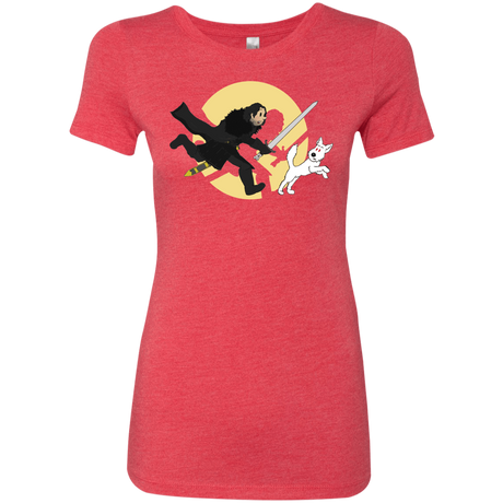 T-Shirts Vintage Red / S The Adventures of Jon Snow Women's Triblend T-Shirt