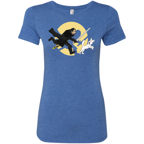 T-Shirts Vintage Royal / S The Adventures of Jon Snow Women's Triblend T-Shirt