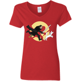 T-Shirts Red / S The Adventures of Jon Snow Women's V-Neck T-Shirt