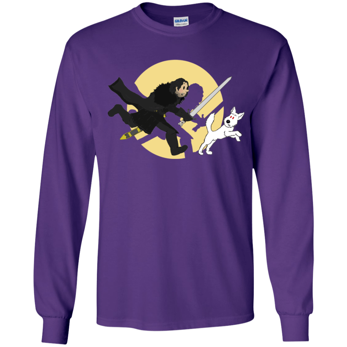 T-Shirts Purple / YS The Adventures of Jon Snow Youth Long Sleeve T-Shirt