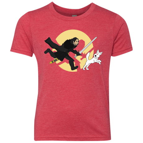T-Shirts Vintage Red / YXS The Adventures of Jon Snow Youth Triblend T-Shirt