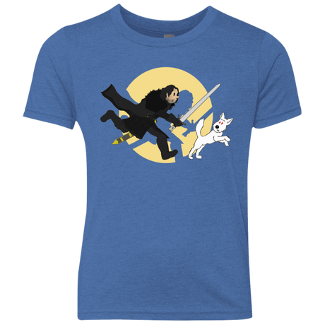 T-Shirts Vintage Royal / YXS The Adventures of Jon Snow Youth Triblend T-Shirt