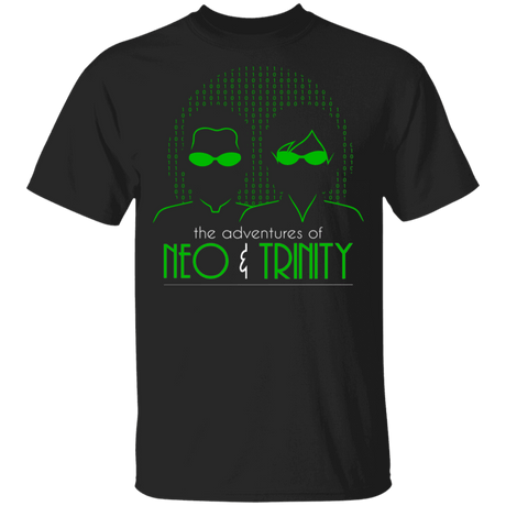 T-Shirts Black / YXS The Adventures Of Neo And Trinity Youth T-Shirt