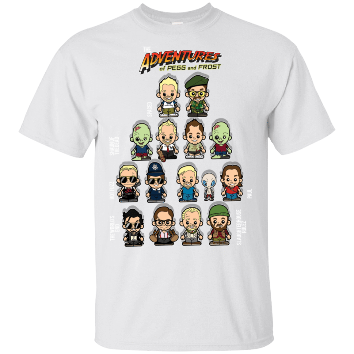 T-Shirts White / S The Adventures of Pegg and Frost T-Shirt