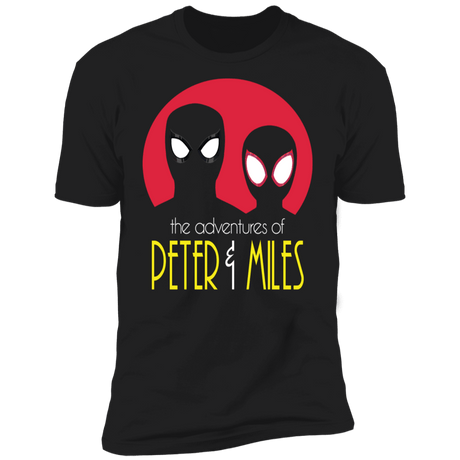 T-Shirts Black / X-Small The Adventures Of Peter & Miles Men's Premium T-Shirt