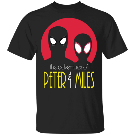 T-Shirts Black / YXS The Adventures Of Peter & Miles Youth T-Shirt