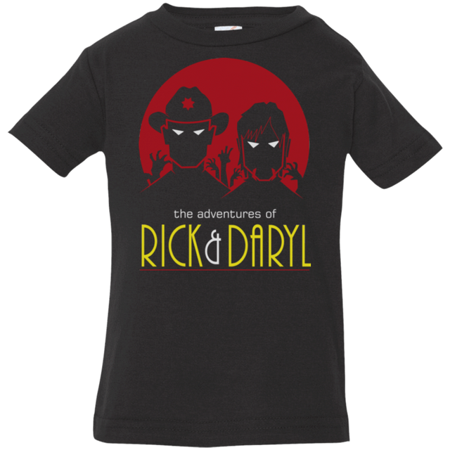 T-Shirts Black / 6 Months The Adventures of Rick and Daryl Infant Premium T-Shirt