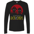 T-Shirts Black / Small The Adventures of Rick and Daryl Men's Premium Long Sleeve